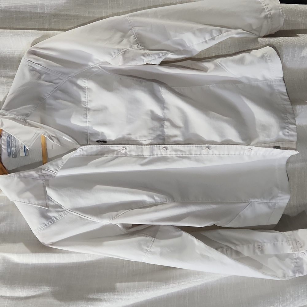 Columbia Omnishade Button Down Shirt L